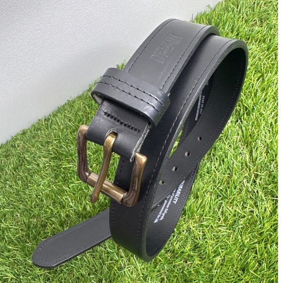 Duluth Trading Co Men Black Full Grain Italian Leather Belt 40 Made in US 85362B - Picture 8 of 8